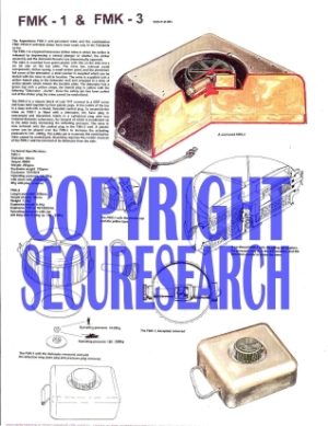 Security Poster: FMK-1 & FMK-3 Argentina Anti-Tank Mines
