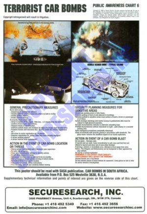 Security Poster: Terrorist Car Bombs